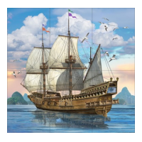 กระเบื้อง 10x16 in.<br>สำเภารุ่งเรือง